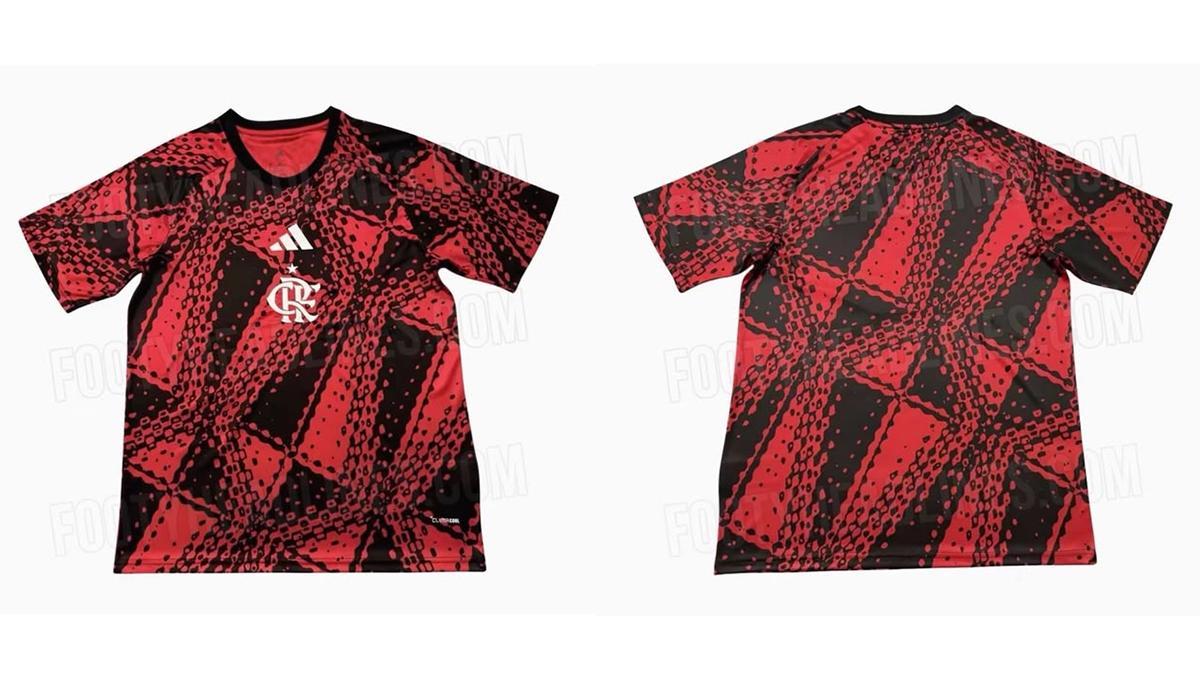 Vazam imagens da nova camisa pré-jogo do Flamengo para temporada 2027